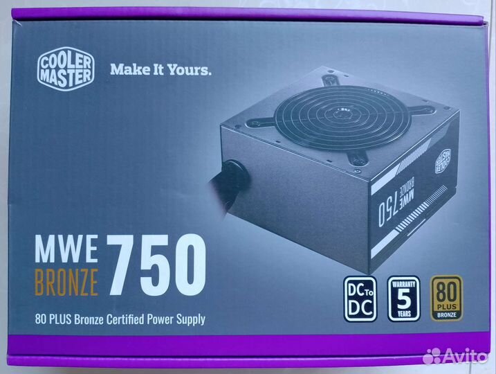 Блок питание Cooler Master 750w