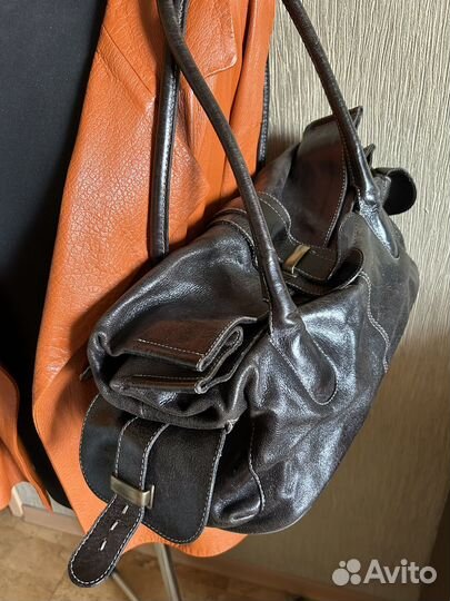 Сумка жен кожа винтаж Mattioli Italy