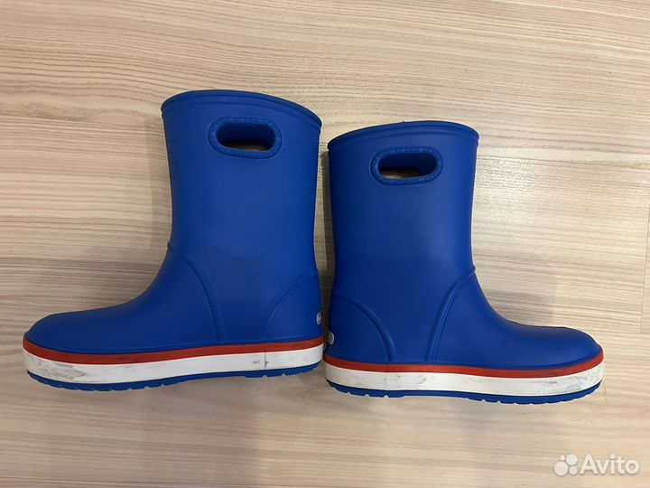 Резиновые сапоги crocs j1 б/у