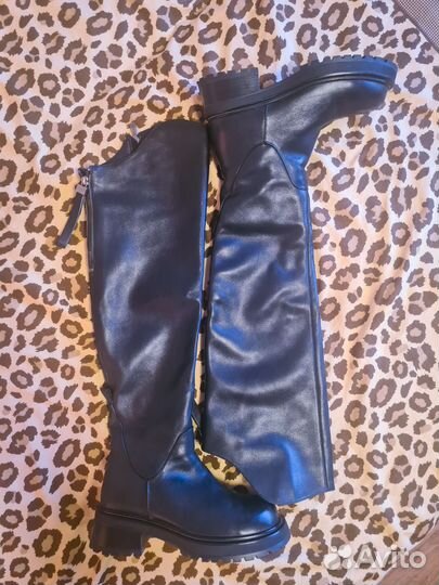 Сапоги-ботфорты(sergio manchot)