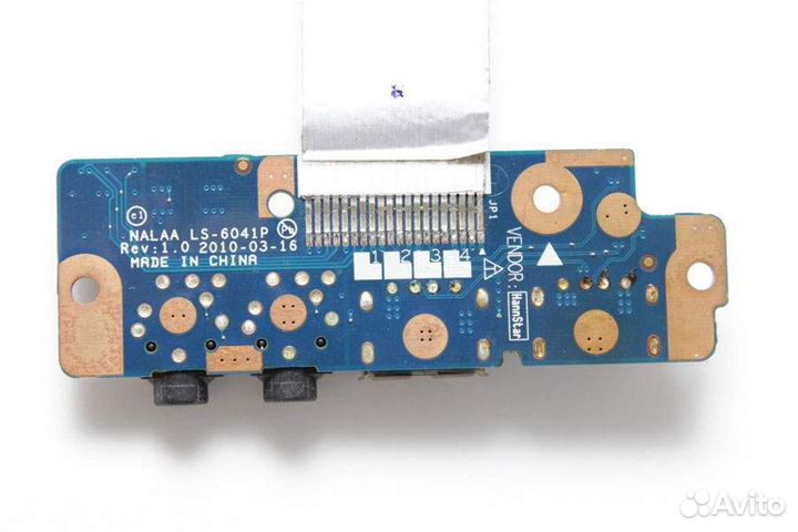 USB плата LS-6041P (2 Audio Jack + 1 USB + шлейф)