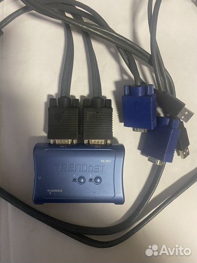 Kvm переключатель Trendnet TK-207