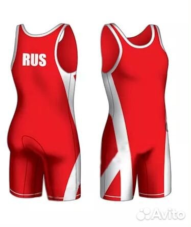 Трико борцовское Рэй-Спорт Мастер (красный, 46)