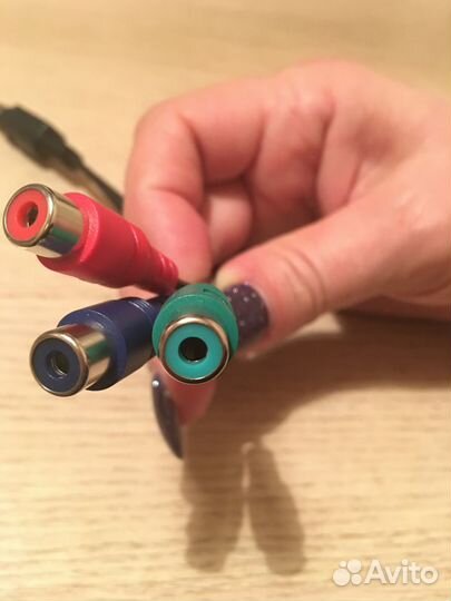 Кабель переходник S-Video to RGB новый