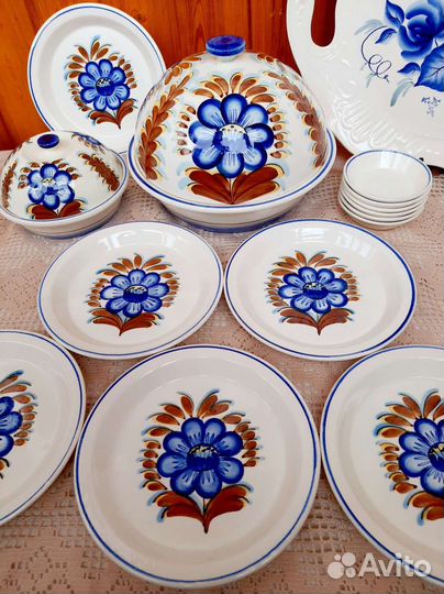 Редкий сервиз Зик для блинов