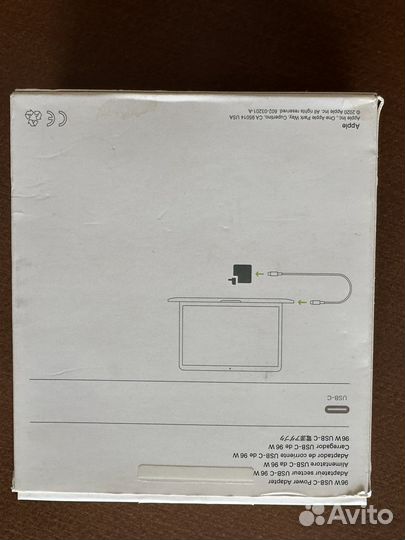 Блок питания 96W Apple USB-C оригинал