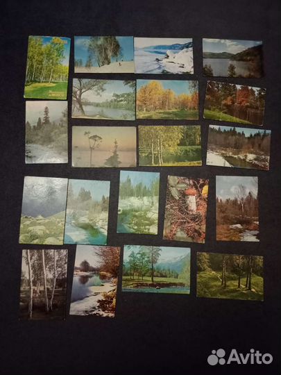 Календарики СССР природа 1978-1984