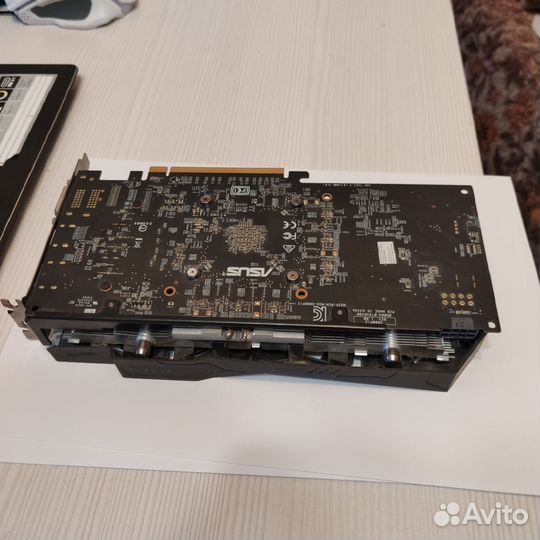 Видеокарта asus ROG strix RX 470 8GB