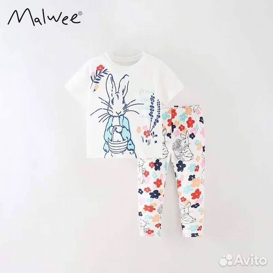 Костюм новый для девочки летний Malwee