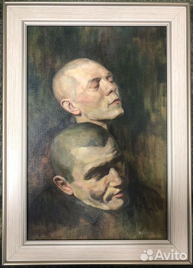 Картина маслом на холсте узники