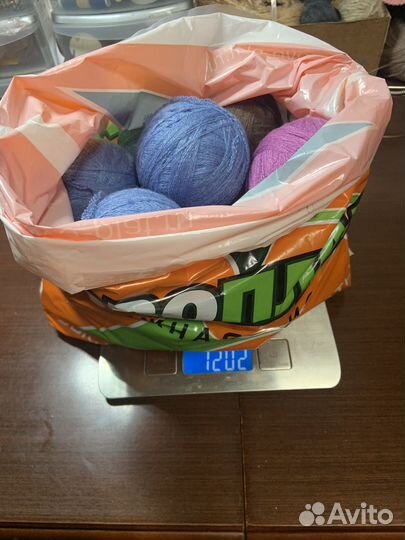 Пряжа нитки для вязания цена за все