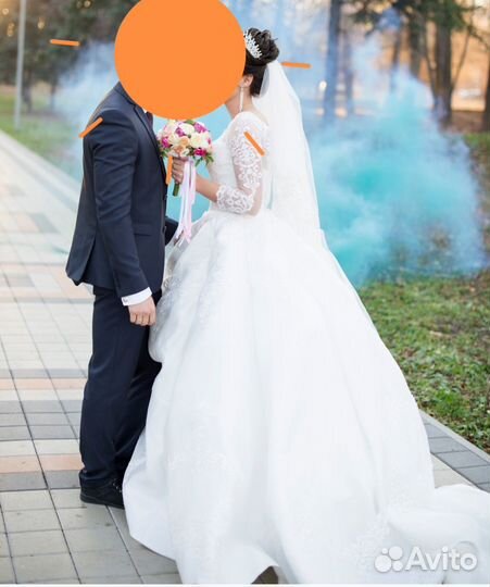 Свадебное платье б/у