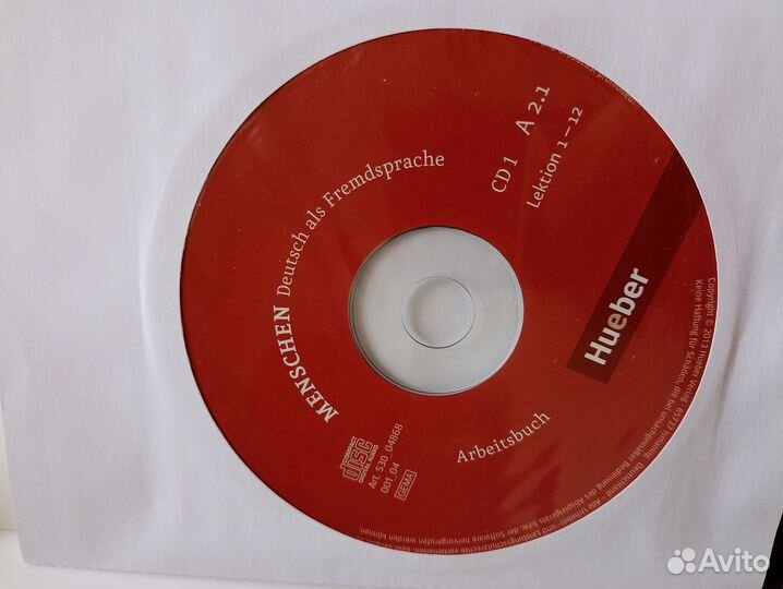 Учебник немецкого Menschen A2.1, Kursbuch+Arbeits