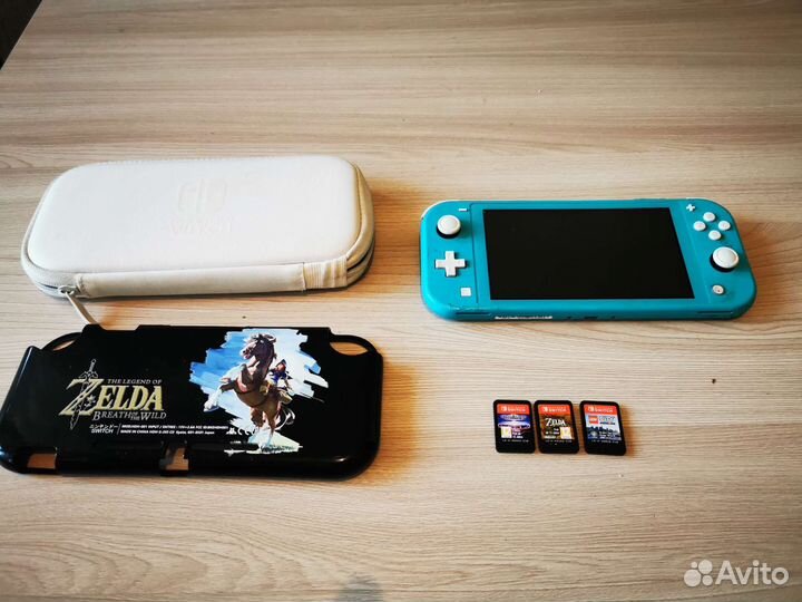 Nintendo switch lite с играми