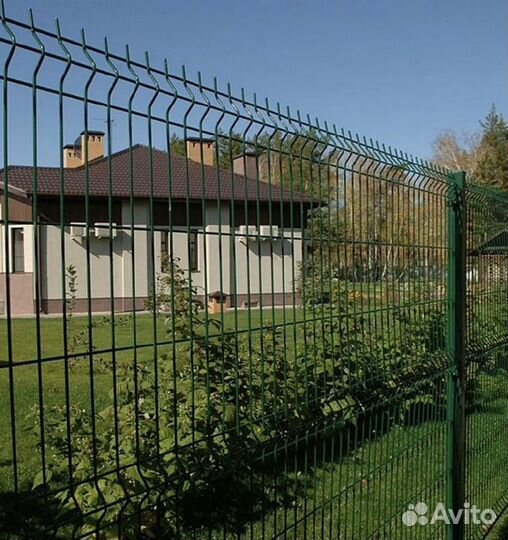 Забор из 3д сетки