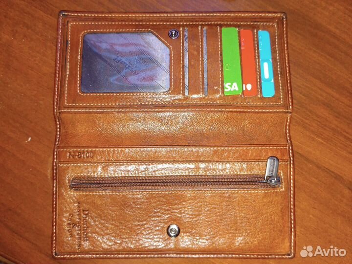 Кошелек мужской кожаный