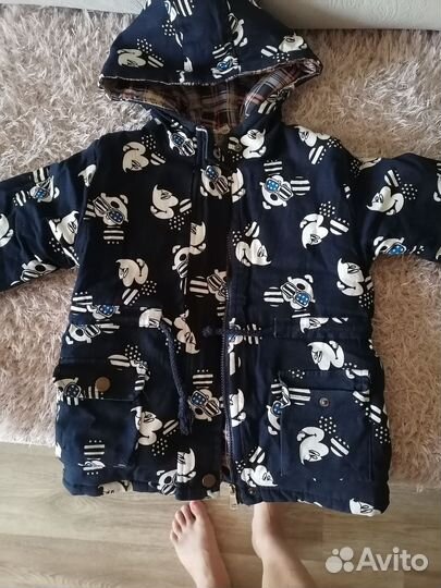 Пуховик осенний детский