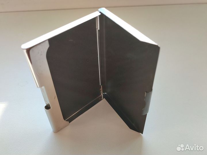 Визитница металлическая 93х62х7мм