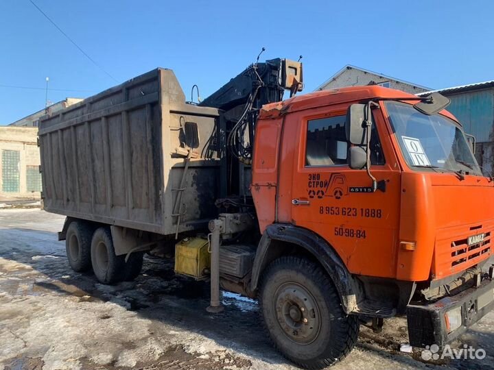 КАМАЗ 65115 с КМУ, 2010