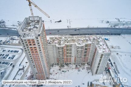 Ход строительства ЖК «Цивилизация на Неве» 1 квартал 2022
