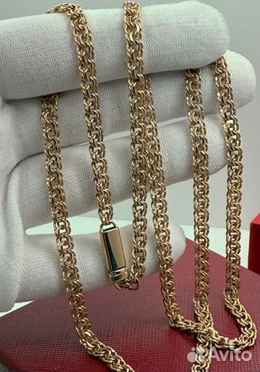 Цепочка золотая плетения бисмарк 30,15г AU 585 65