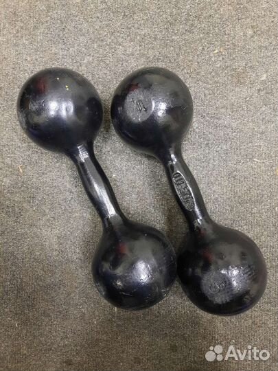 Гантели чугунные 8 кг