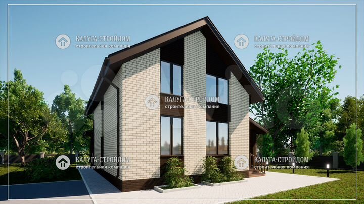 Дом 115 м² на участке 7,5 сот.