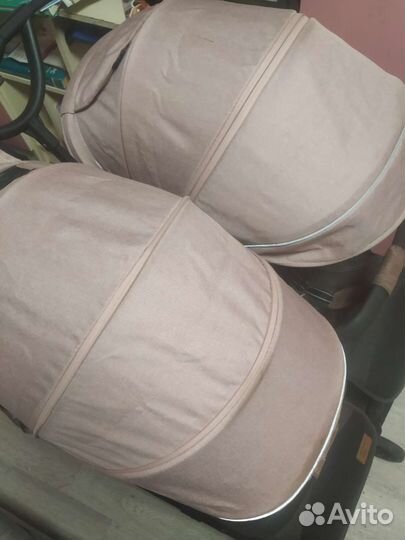 Прогулочная коляска для двойни бу