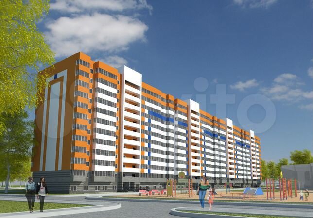 1-к. квартира, 45,7 м², 12/12 эт.