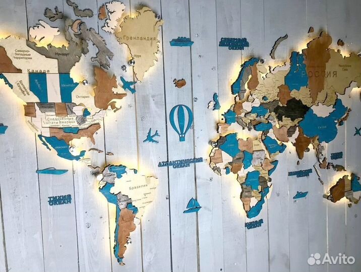 Карта России от производителя