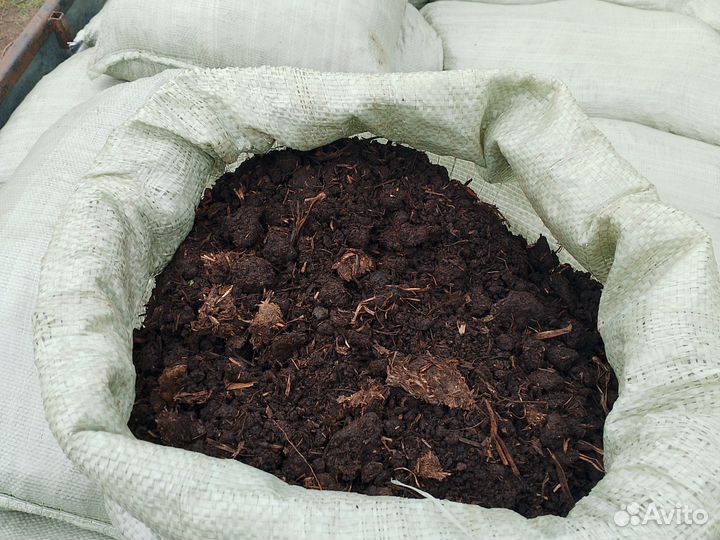Навоз перегной в мешках с доставкой