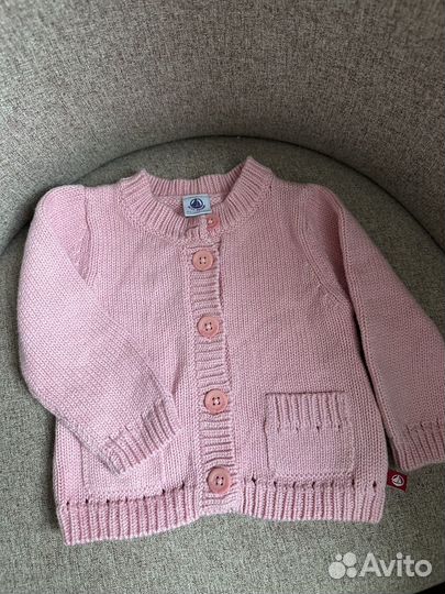 Шерстяной кардиган petit bateau