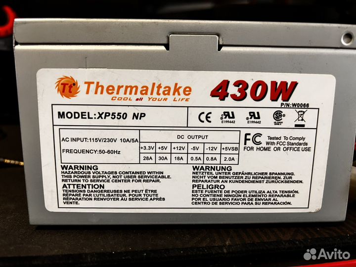 Блок питания Thermaltake XP550 NP