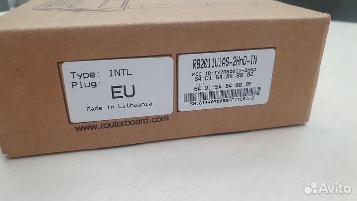 Маршрутизатор mikrotik RB2011UiAS-2HnD-IN 10X100