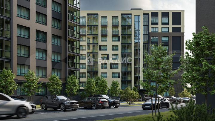 2-к. квартира, 69,3 м², 1/9 эт.