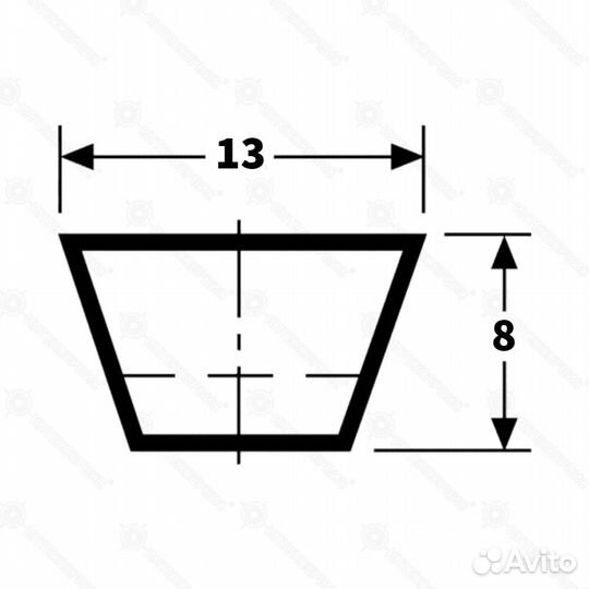 Ремень 1400235 agri (Gates)