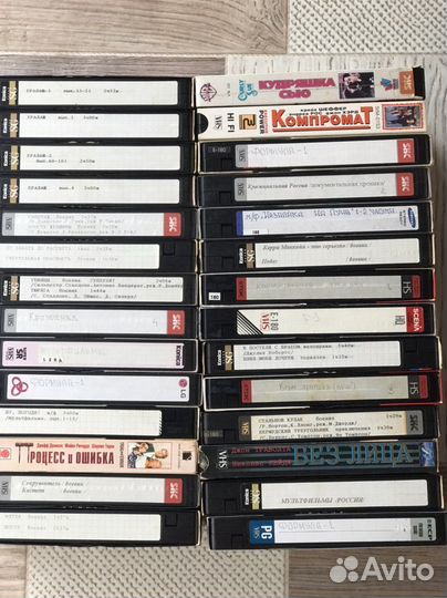 Видеокассеты vhs