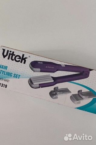 Щипцы для волос vitek гофре/ волна / выпрямитель