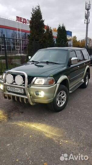 Кенгурятник на pajero sport 1