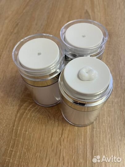 Флакон с помпой для крема и жидкости (100 мл.)