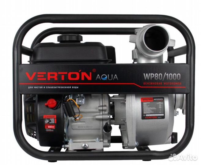 Мотопомпа Verton WP 80/1000