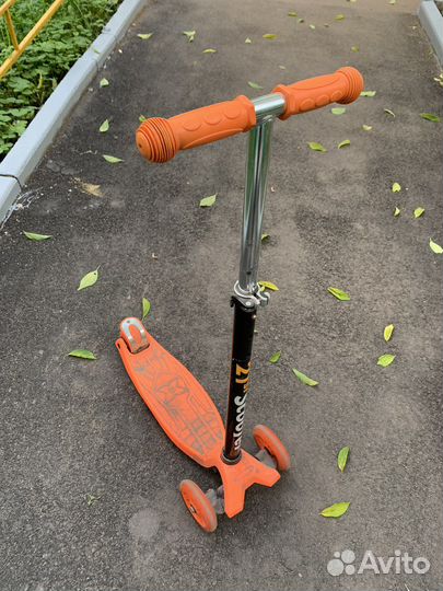Самокат детский трехколесный бу