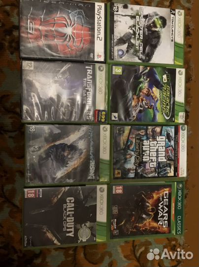 Игровые диски на xbox 360