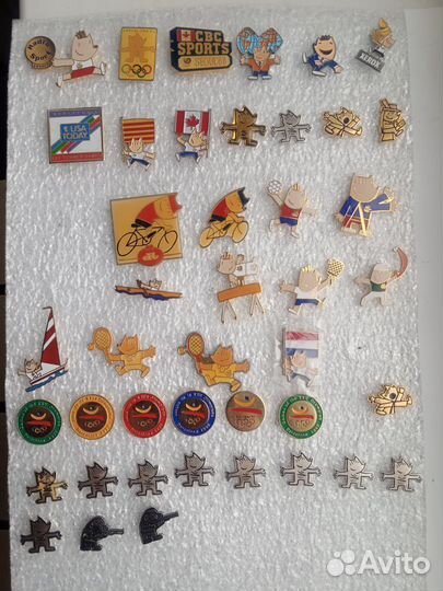 Значки (официальные знаки Олимпийских игр 1)