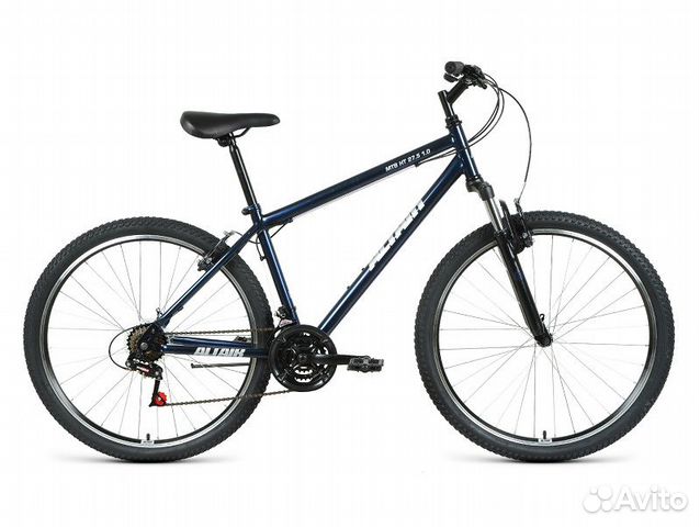 Велосипед altair MTB HT 27,5 1.0 21 ск син/сер
