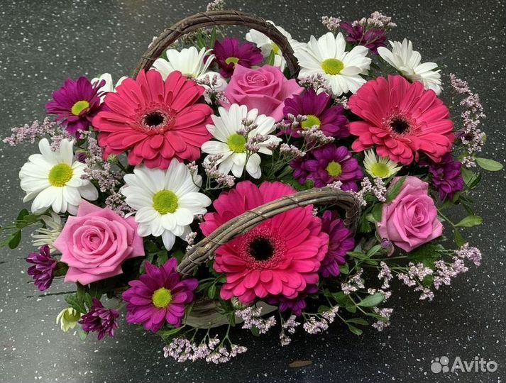 Букет из живых цветов с круглосуточной доставкой