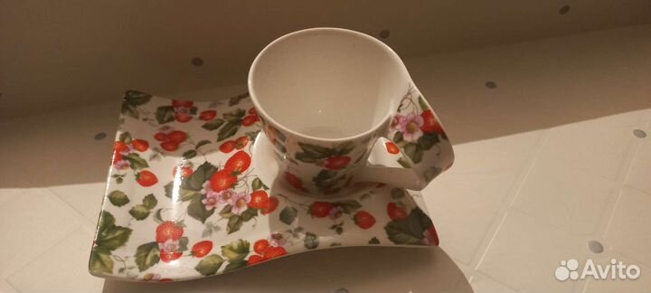 Чашка с блюдцем