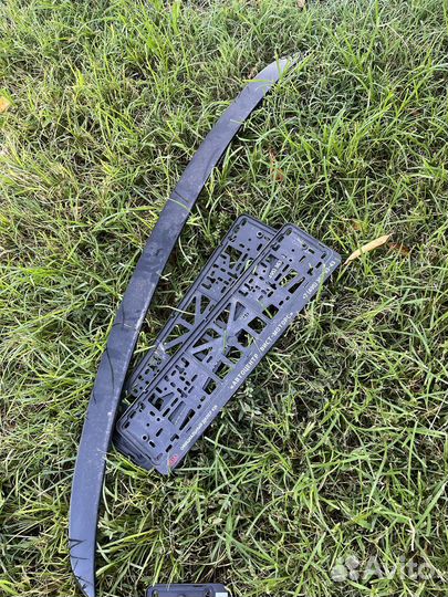 Спойлер на Kia rio и подномерники