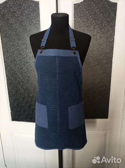 Фартук джинсовый