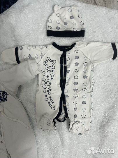 Комплект на выписку осень зима 50-56